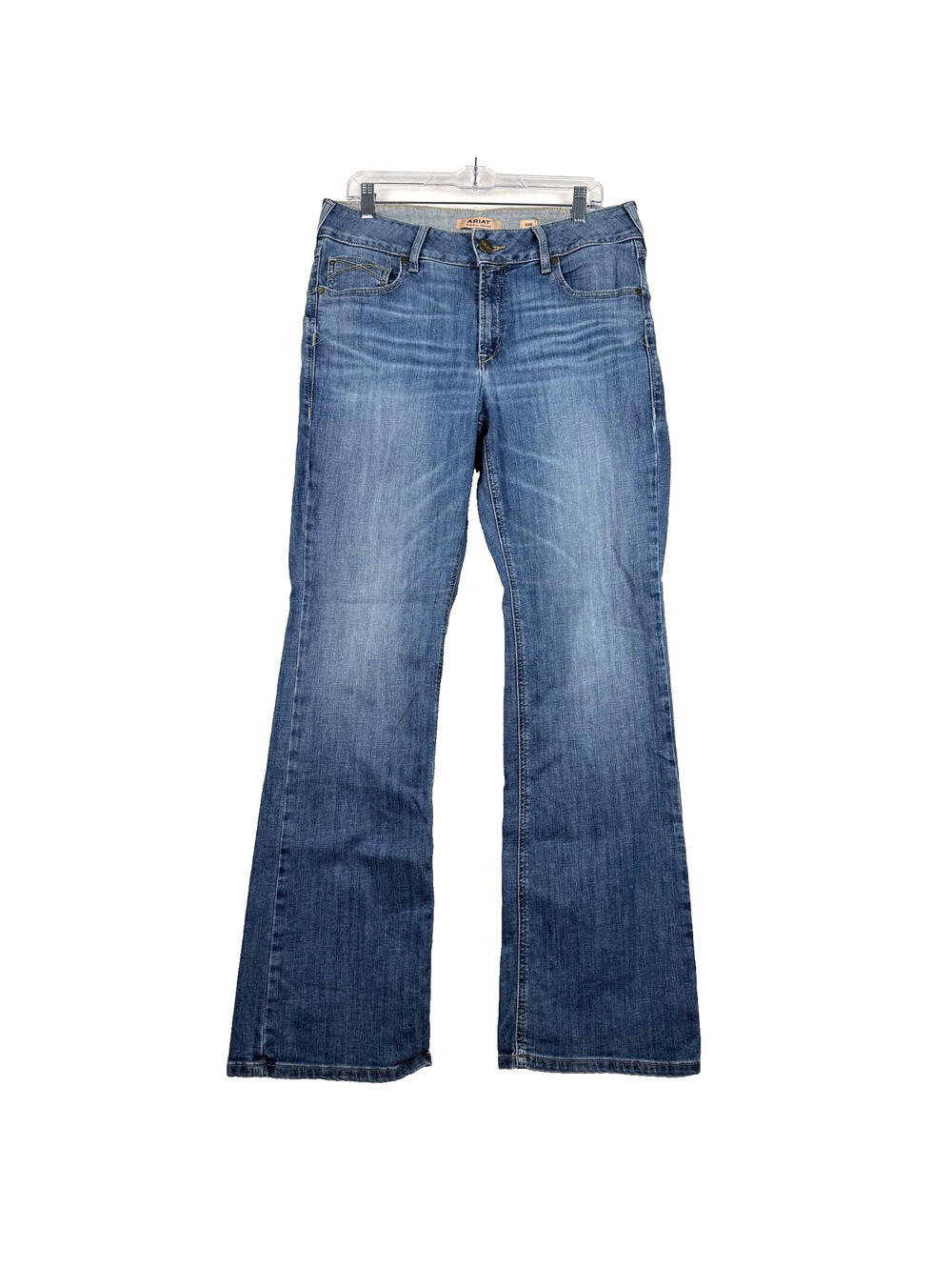 ARIAT Real Denim Womens 32R 32x32 Perfect Rise Boot Cut Stretch Denim Jeans